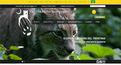 Desktop Screenshot of parcofaunistico.tn.it